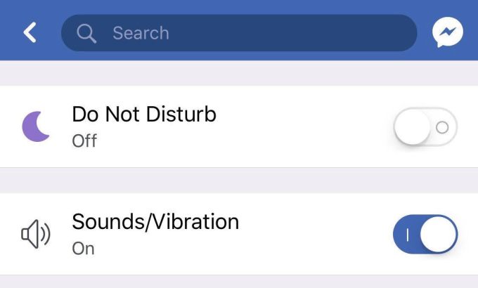 Facebook is testing a new 'Do Not Disturb' option