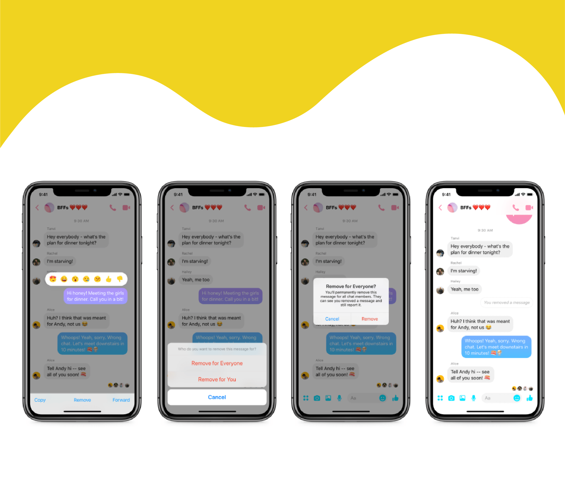 Facebook launches ‘Unsend’ for Messenger
