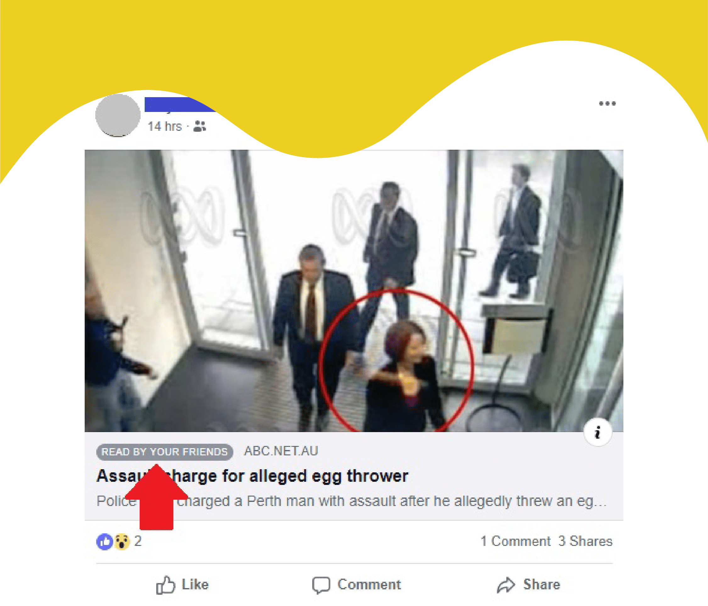 Facebook adds a new notifier on shared articles
