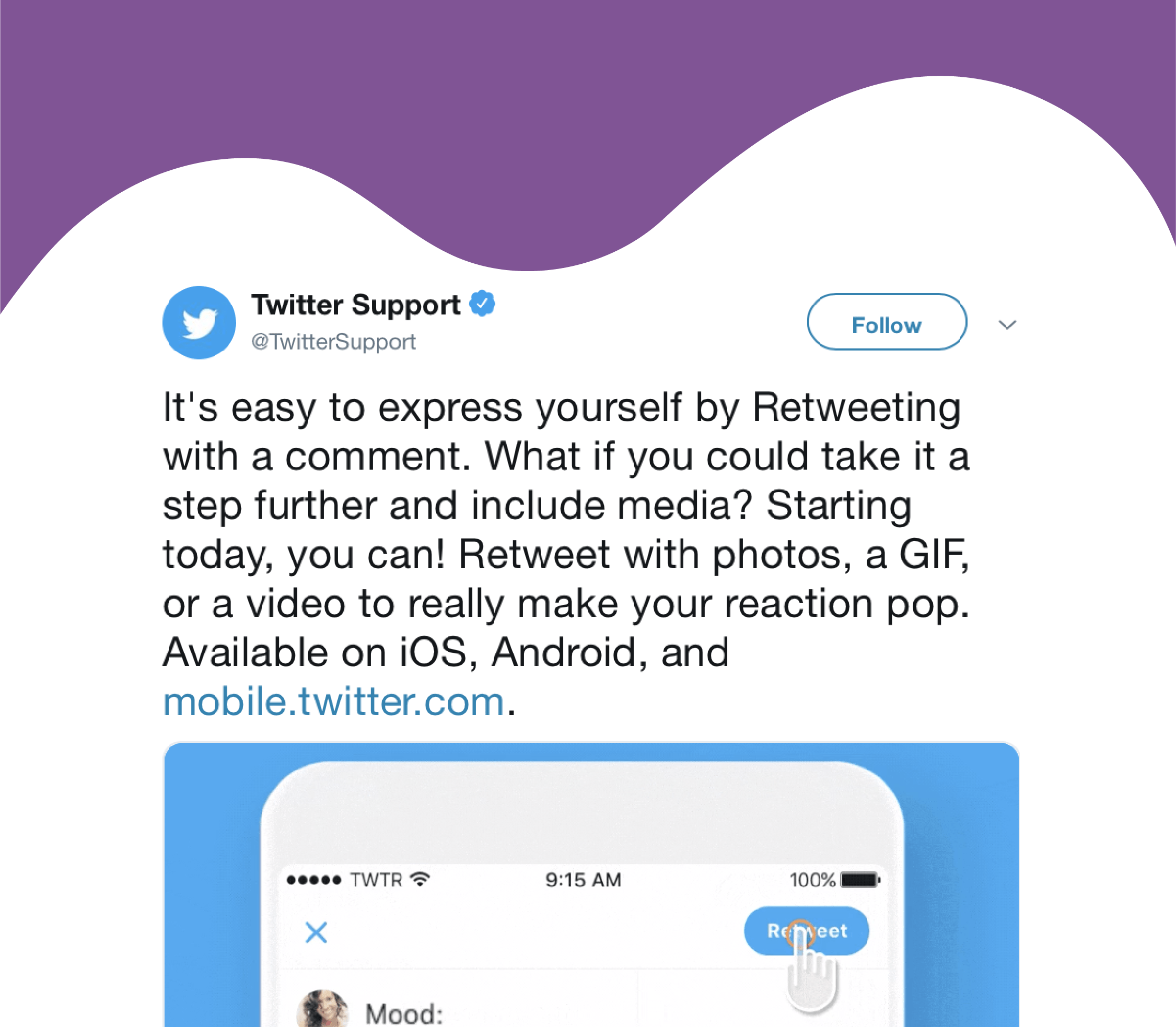 Twitter upgrades Retweets