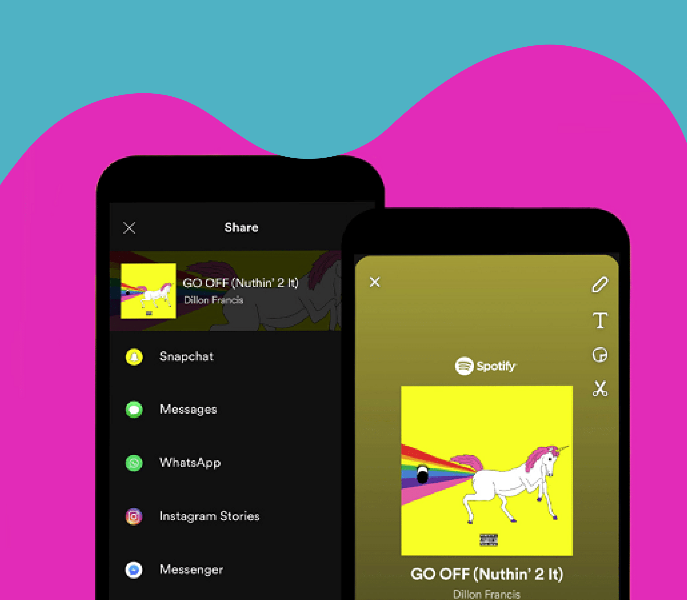 Snapchat partners with Spotify