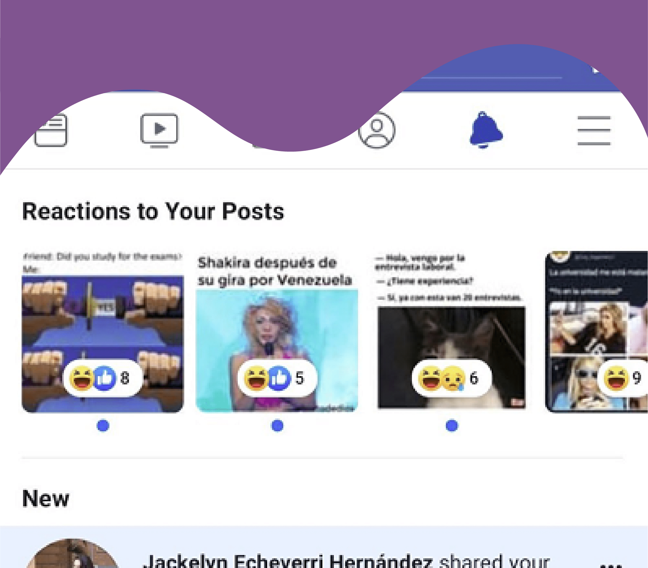 Facebook tests new Reactions listing