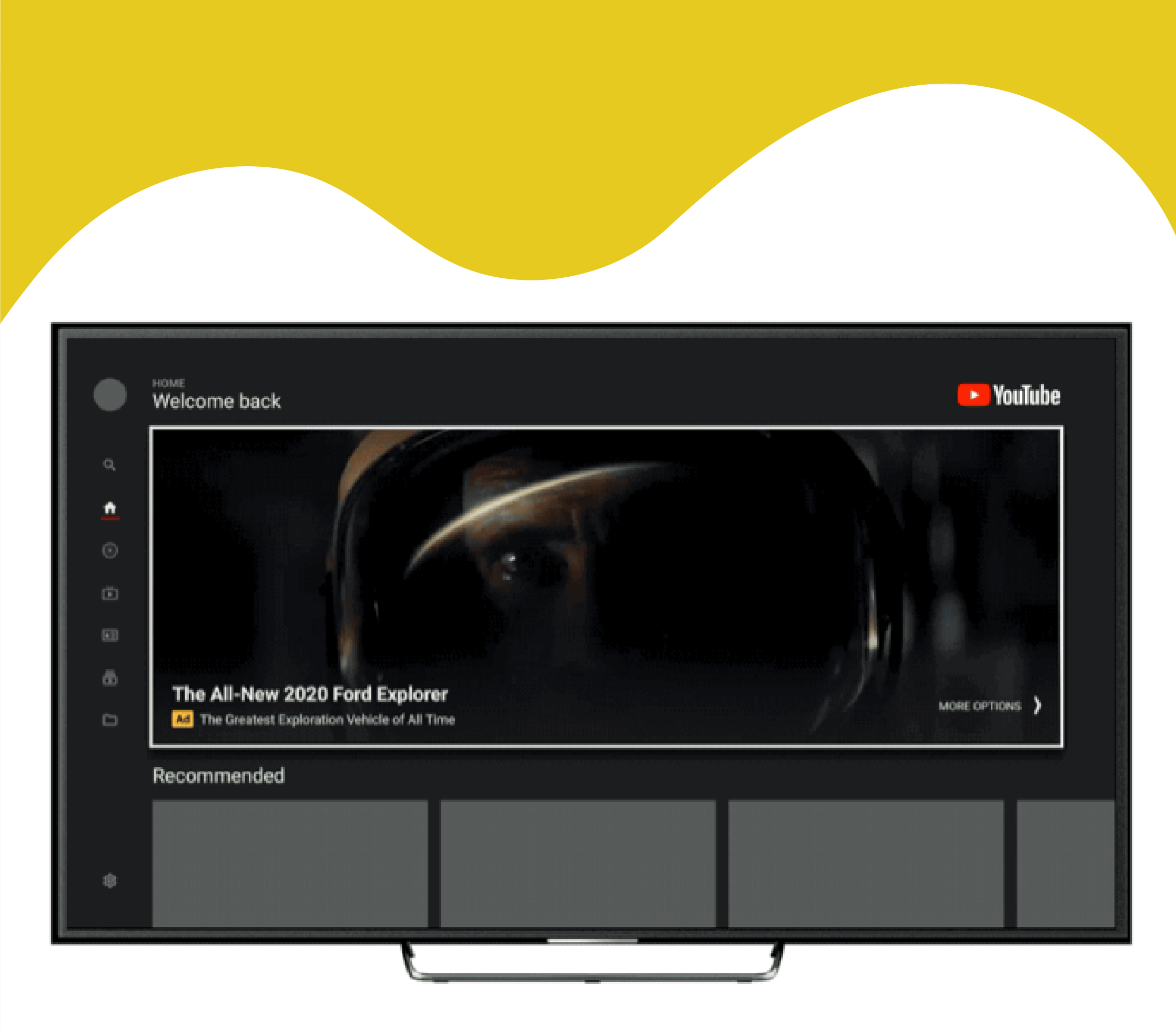 YouTube rolls out new ‘Masthead’ ads for TV connected screens
