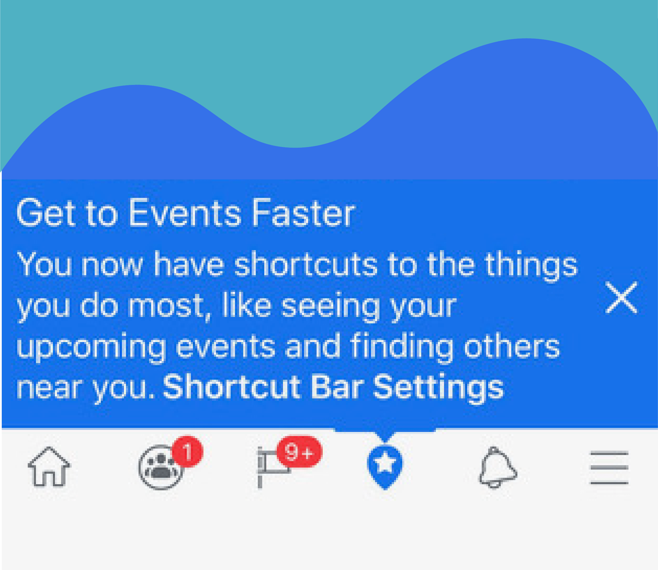 Facebook allows in-app Navigation Bar personalization
