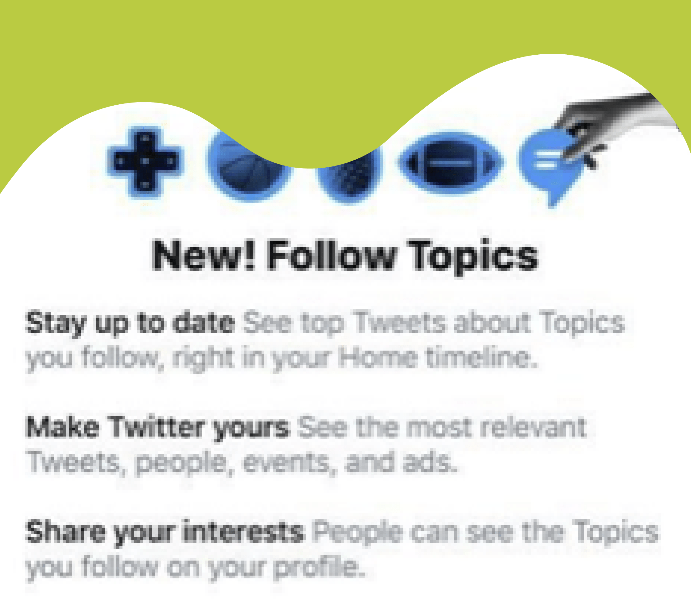 Twitter allows users to follow ‘Topics’