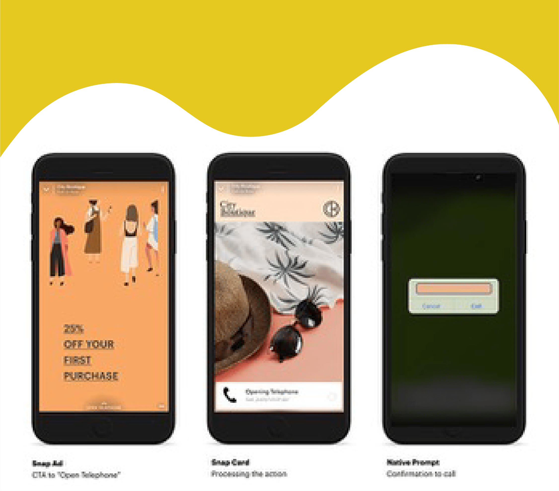 Snapchat debuts ‘Swipe-up to Call’ ads