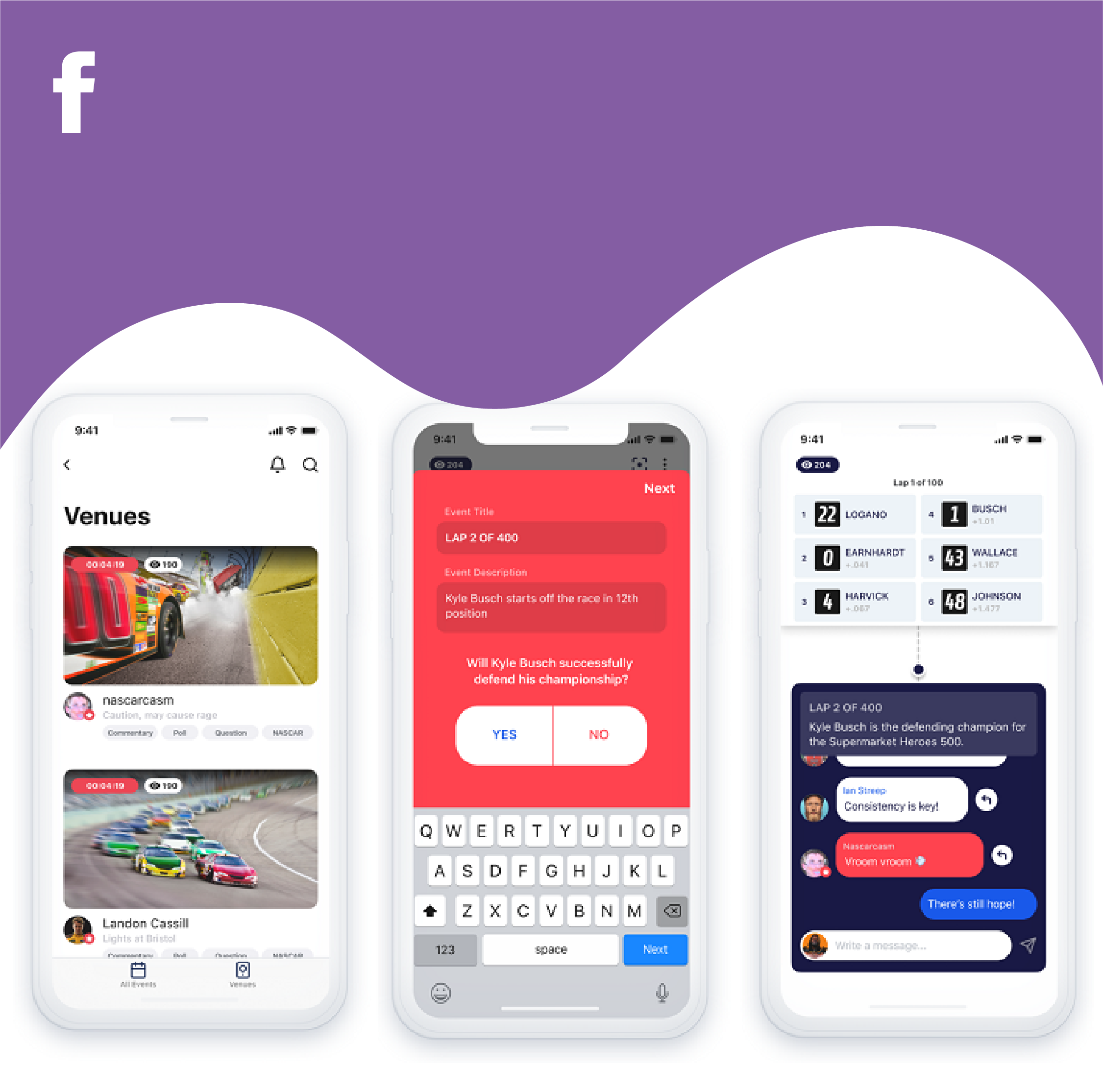 Facebook launches app to take over live events