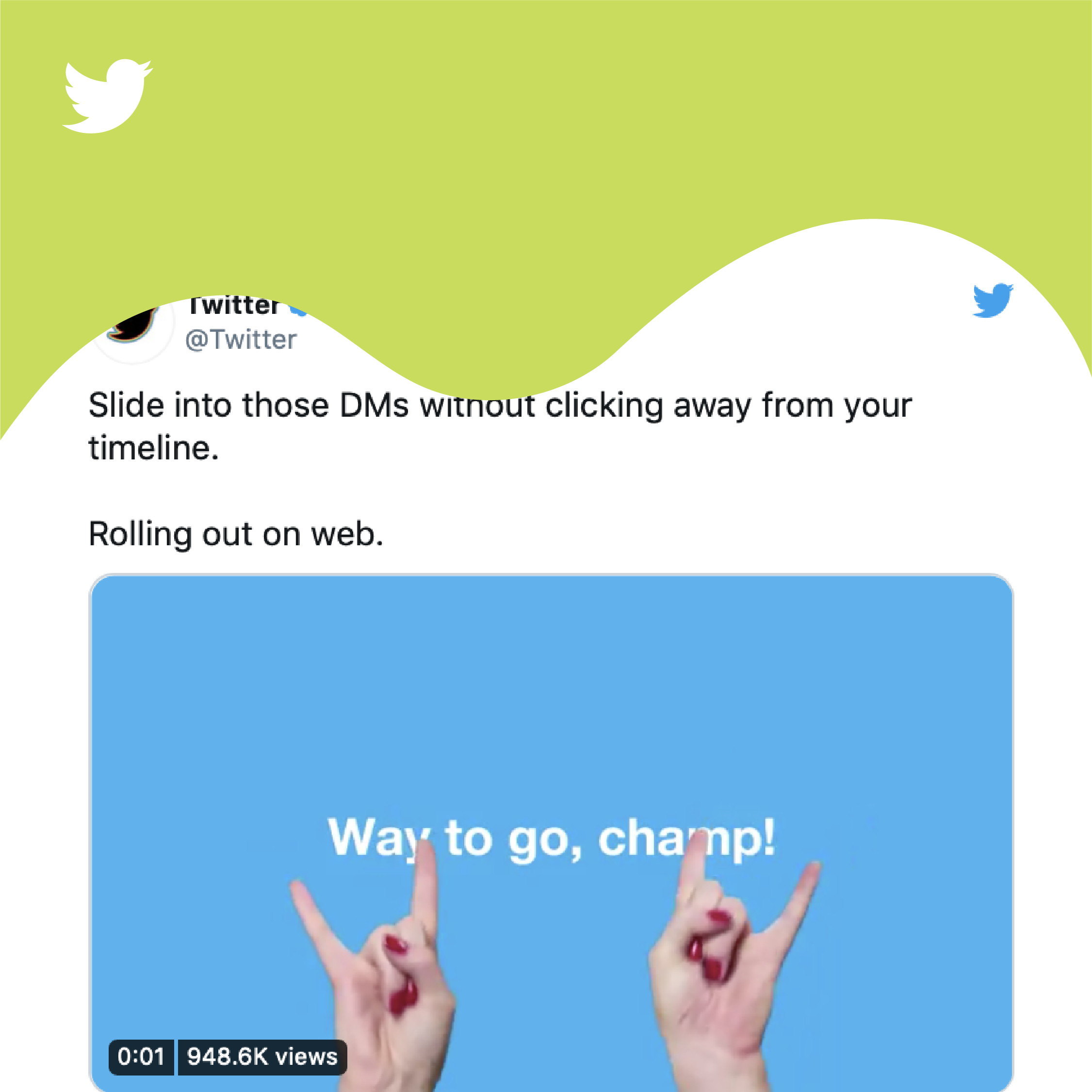 Twitter launches new DM overlays