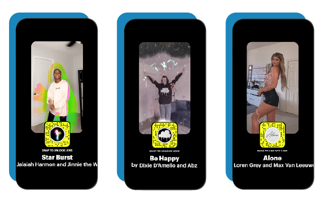 Snapchat releases TikTok-inspired AR dance lenses
