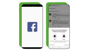 Facebook experiments with downvotes