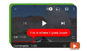 YouTube to add timed comments