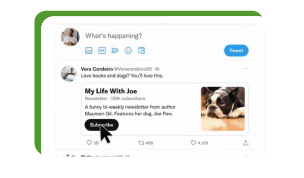 Twitter eases Revue Newsletter subscription 