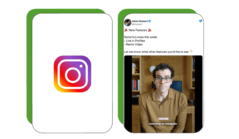 Instagram adds a new display for Lives