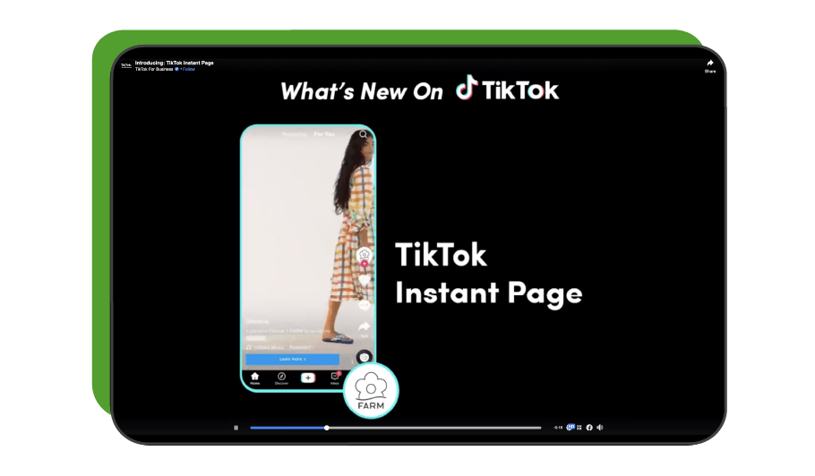 TikTok launches Instant Pages