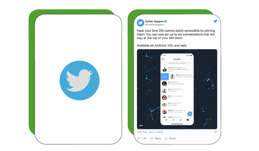 Twitter overhauls DM functionalities