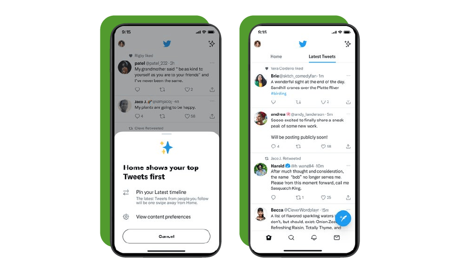 Twitter rolls out Latest Tweets tab