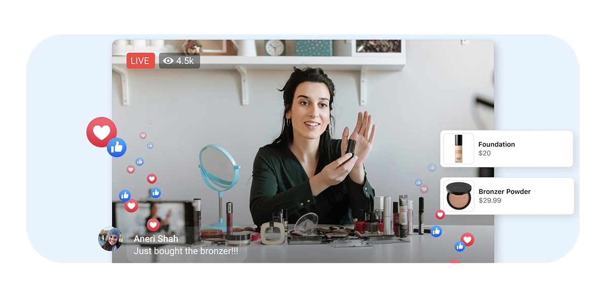 Facebook’s live shopping is coming to an end