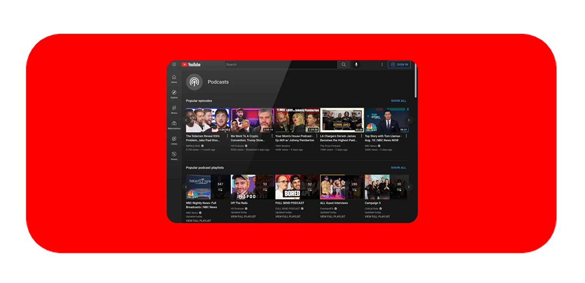 <strong>Might YouTube replace Google Podcasts?</strong>