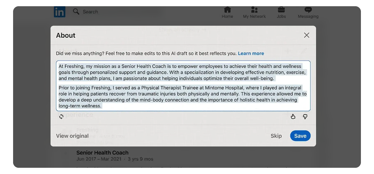 ChatGPT's latest iterations have arrived to LinkedIn | Netizency Blog