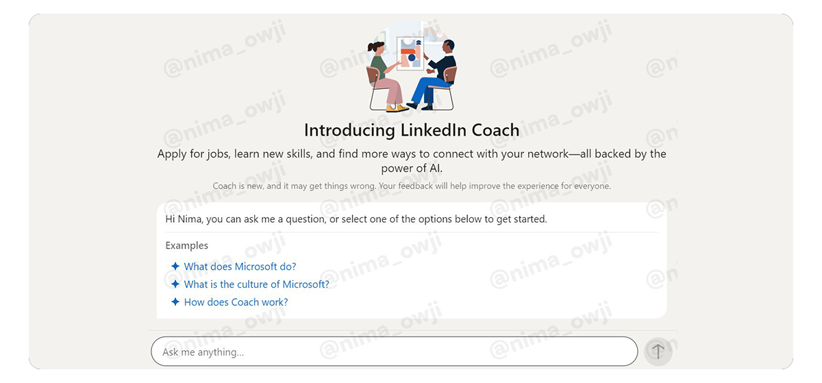 LinkedIn’s AI Coach, your job seeking sidekick
