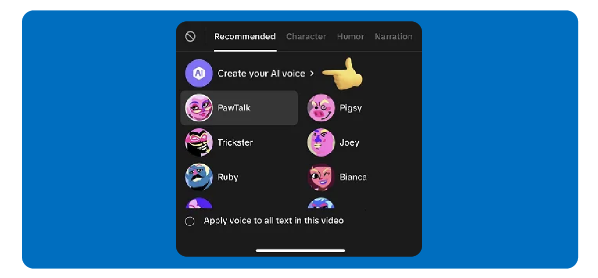 AI voice simulations arrive on TikTok