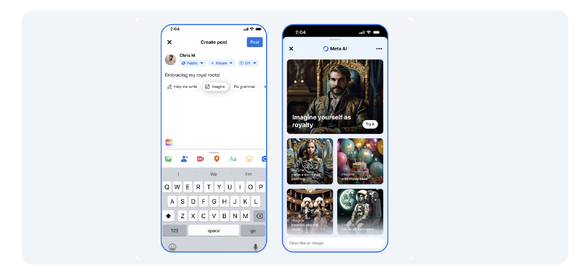Meta AI brings image creation to your feed