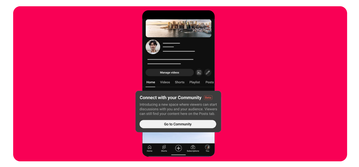 YouTube takes on Discord with "Communities"