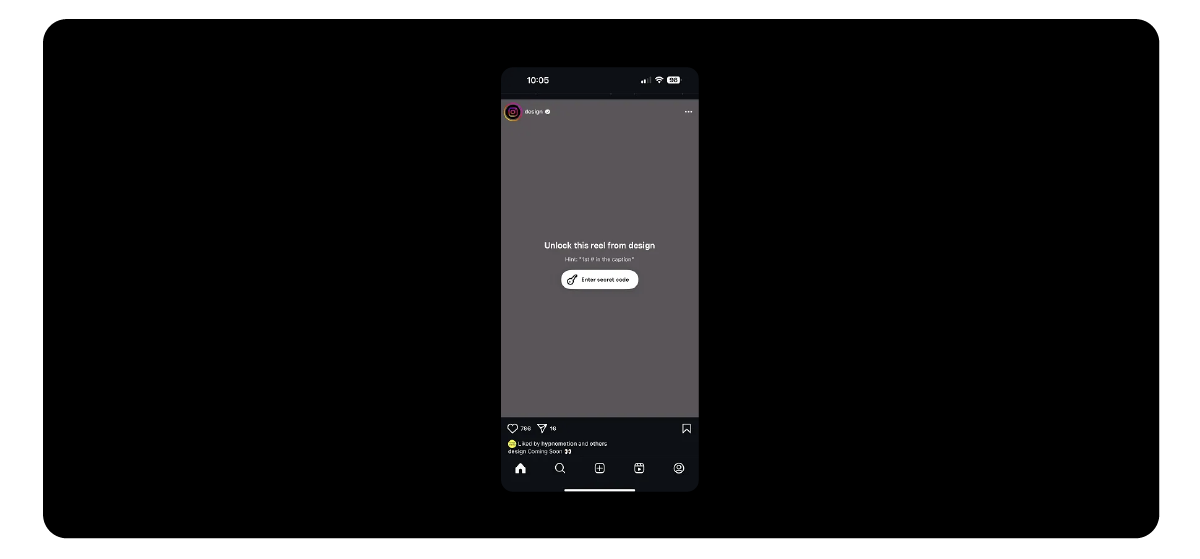 Instagram's lockable posts: The password, please