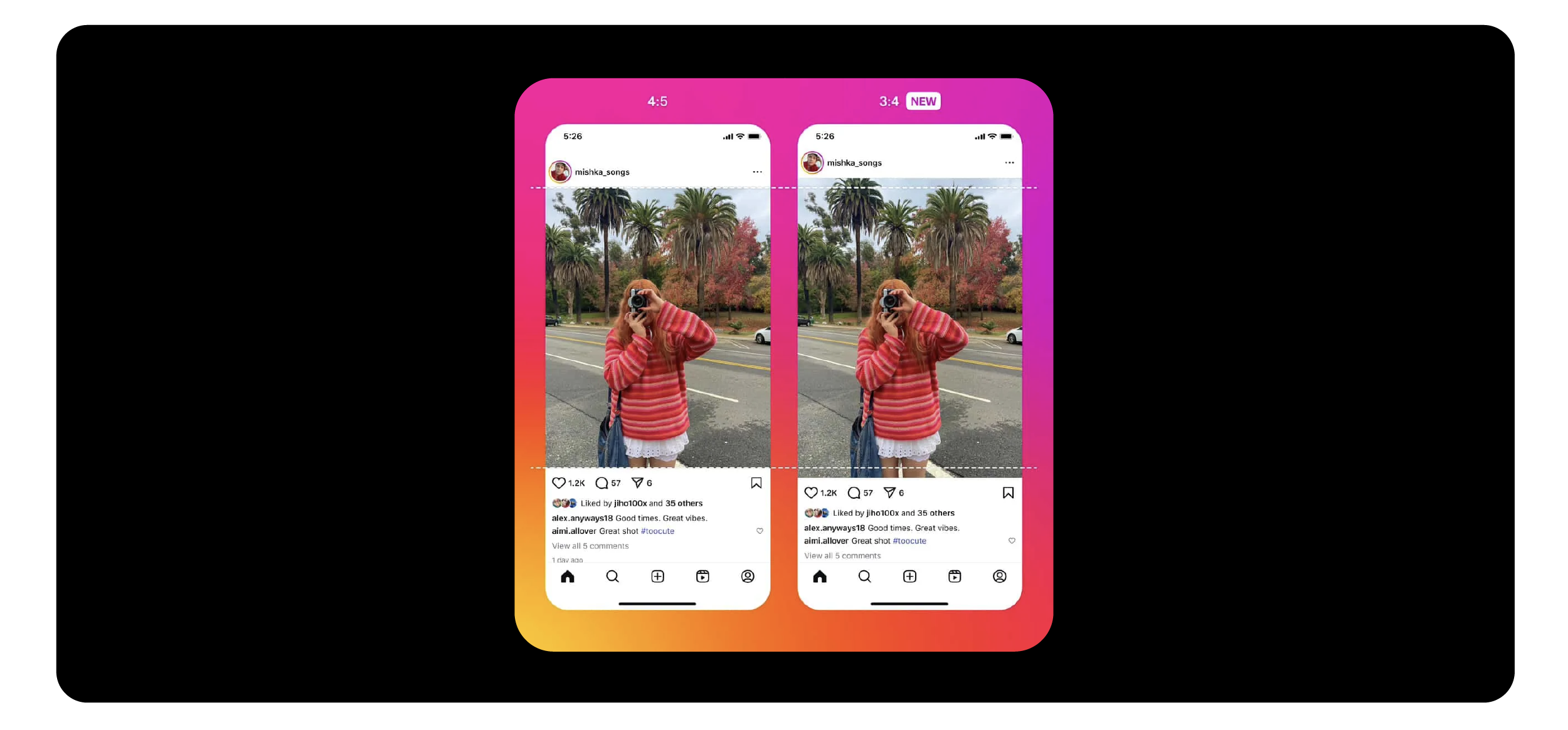 Instagram's square is dead. Long live the 3:4