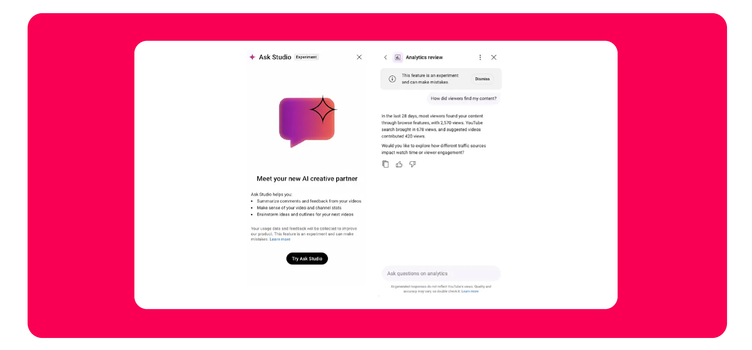 YouTube solves its analytics avoidance problem