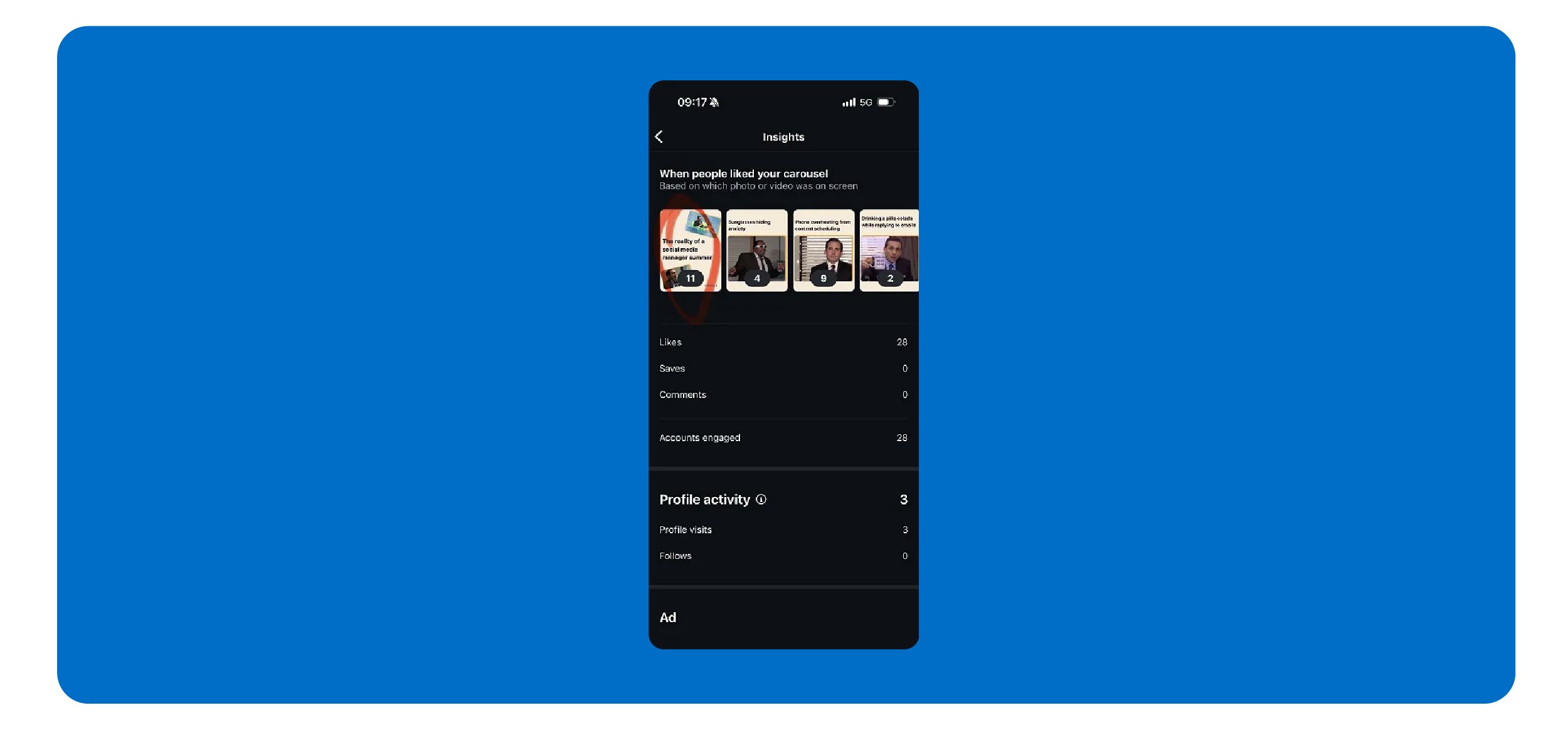 Instagram gets granular with carousel data