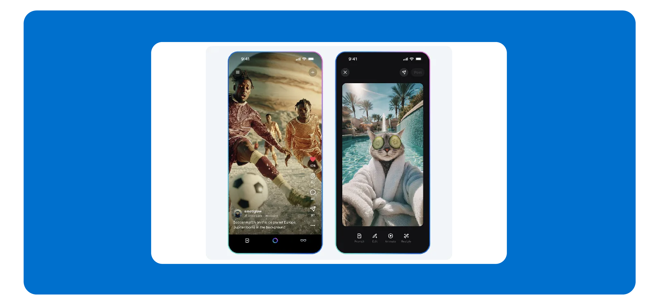 "Vibes," Meta's latest bet on AI-generated everything